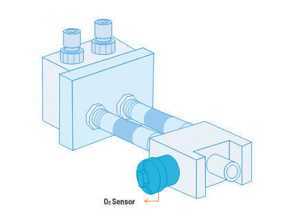 Ultrasonic Oxygen and Flow sensor Installation