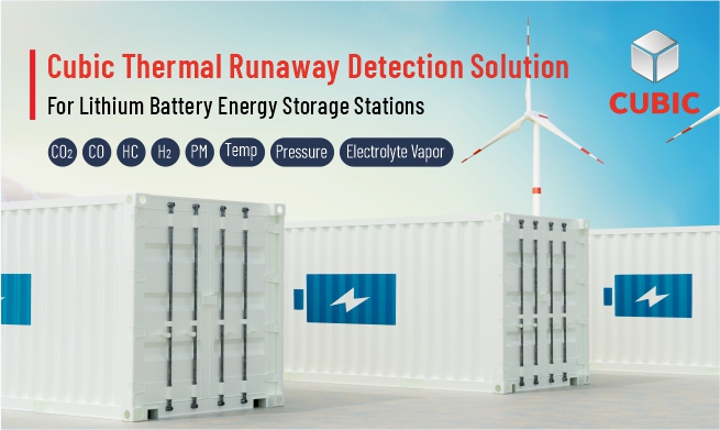 Cubic Thermal Runaway Detection Solution for Lithium Battery Energy Storage Stations