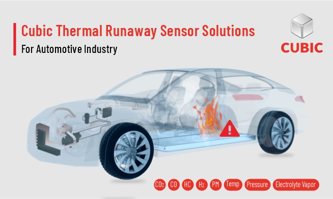 Cubic Thermal Runaway Sensor Solutions for Automotive Industry