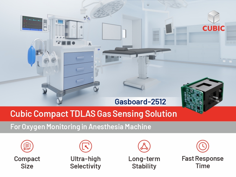 Cubic Innovative Compact TDLAS Oxygen Sensor for Anesthesia Machine.jpg