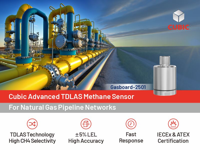Cubic Advanced TDLAS Methane Sensor For Natural Gas Pipeline Networks.jpg